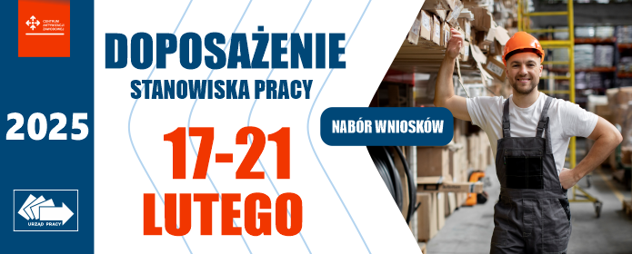 Nabór wniosków na doposażenie stanowiska pracy 2025