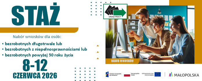 Nabór wniosków - Staż 2026