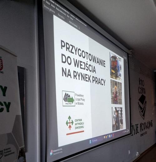 Zdjęcie sali w której odbyły się zajęcia dla uczniów