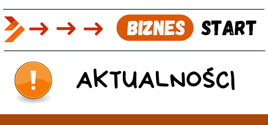Grafika z napisem Aktualności